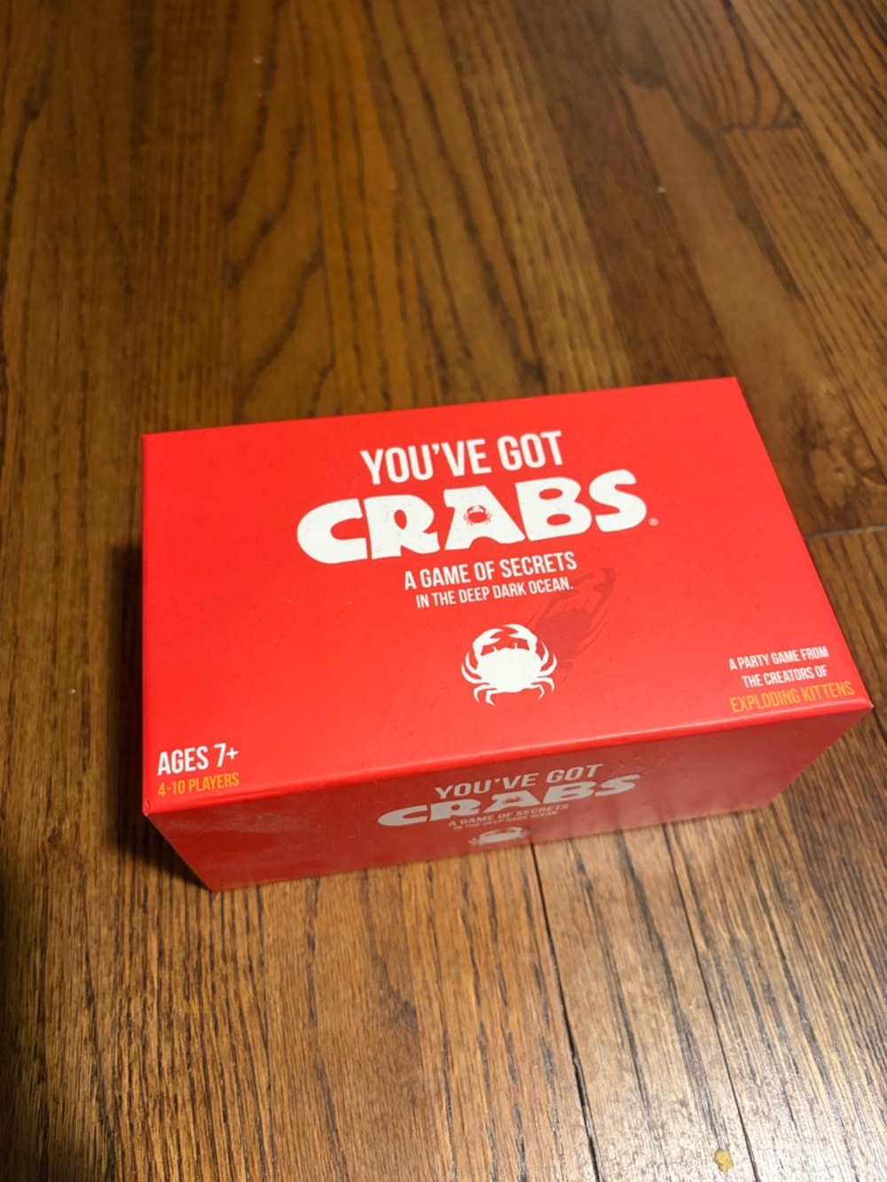 You’ve Got Crabs Card Game Exploding Kittens Creator